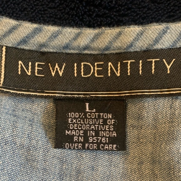 Vintage 80s Vest with floral embroidery Women’s size Large - Picture 5 of 6